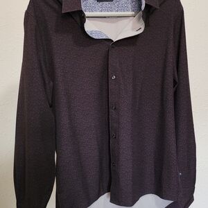 7 Diamonds Light Gray Stretch Shirt